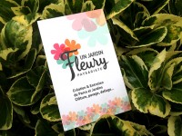 Carte de visite (recto) - Un Jardin Fleury